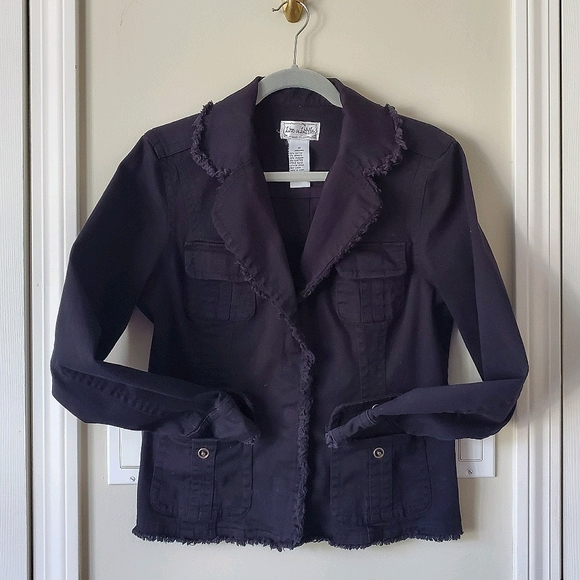 Black, denim jacket - Picture 2 of 3